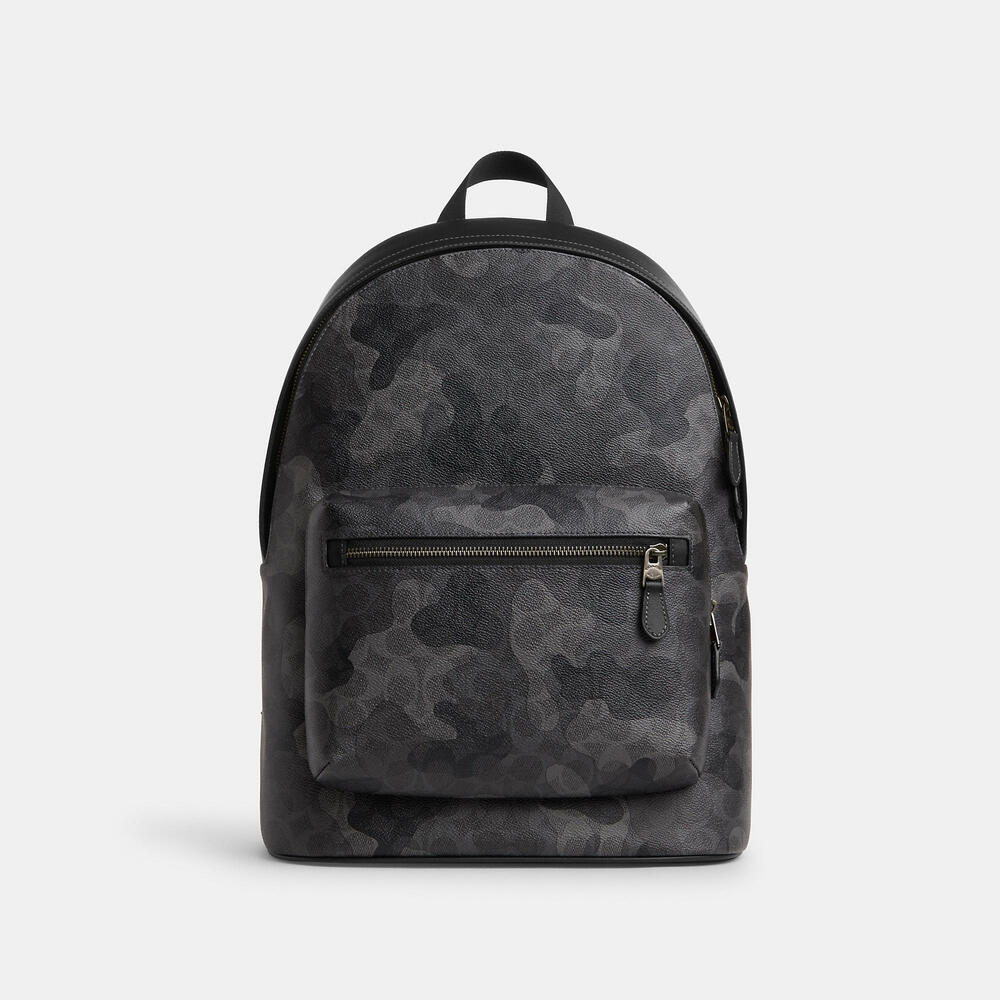 Coach Outlet Men's West Backpack In Signature Camo Print